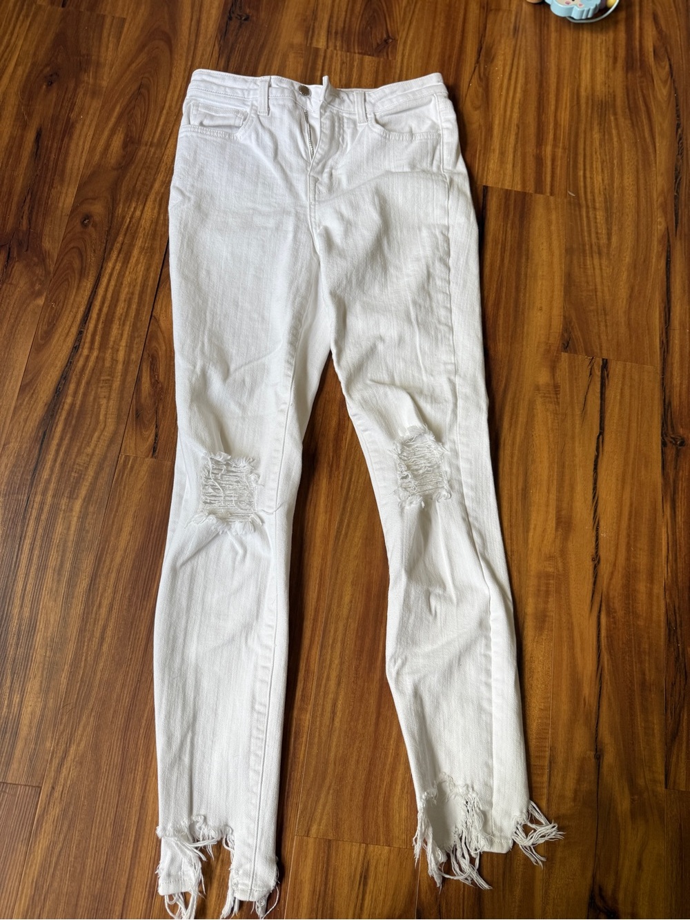 L'AGENCE White High-Rise Jeans